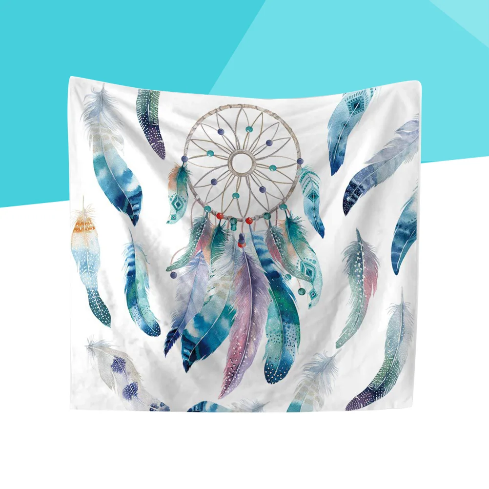 

Tapestry Wall Hanging Dream Catcher Hippie Beach India Cool Bohemian Blanket Window Doorway Curtain (Style 1) - 130x150cm
