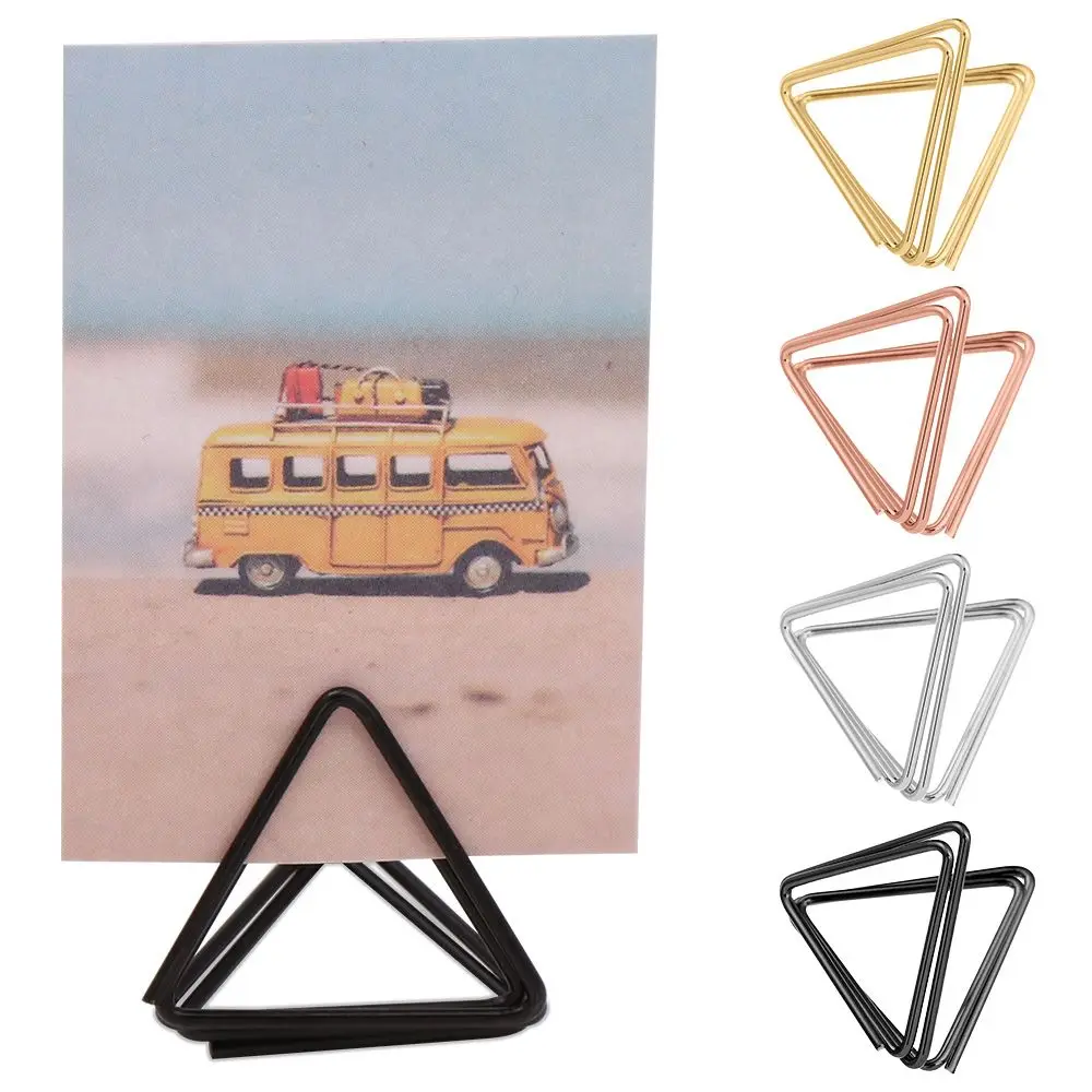 

Table Number Holder Stands Name Seating Labels Placard Clips Photo Picture Cards Display Stand for Wedding Anniversary Party