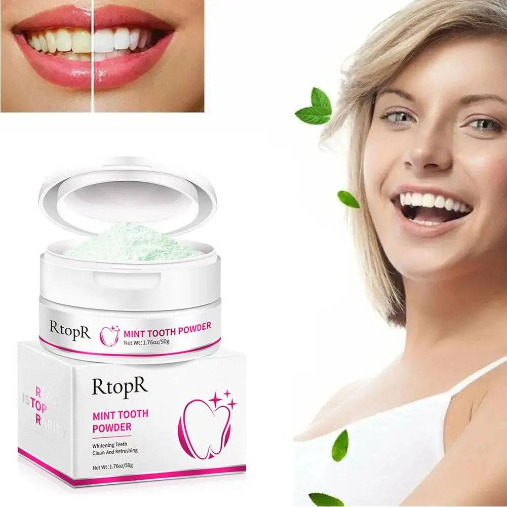

Teeth Cleaning Whitening Powder For Tooth Whitening Effective Remover Stains From Coffee/Smoking T1V1