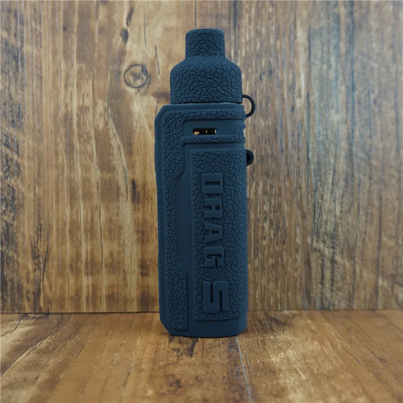 

Силиконовый текстурный чехол для Voopoo Drag S резиновый защитный Sleeve, защитный мягкий чехол