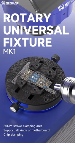 Механик МК1 360° °   Поворотный приспособление для материнской платы, держатель для пайки микросхем печатной платы, зажим для iPhone, инструменты для ремонта электроники