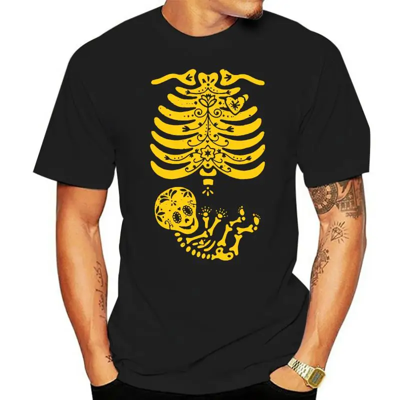 

quality fashion short sleeve men tshirt Pregnancy Halloween Costume Mexican The Dead casual o neck loose summer T shirt for men