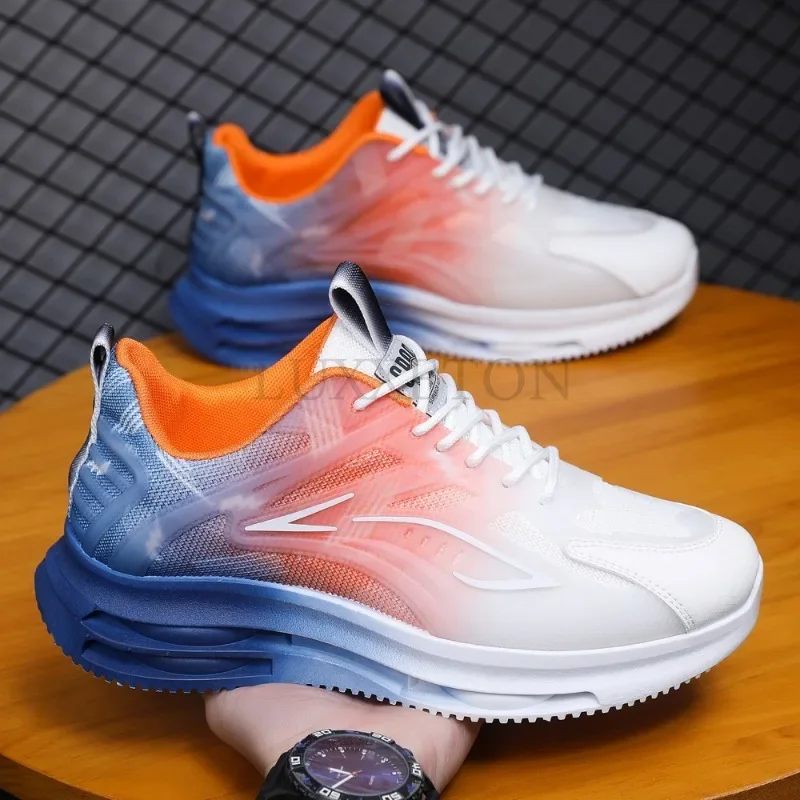 Мужские Вулканизированные Повседневные Кроссовки С Дышащей Сеткой