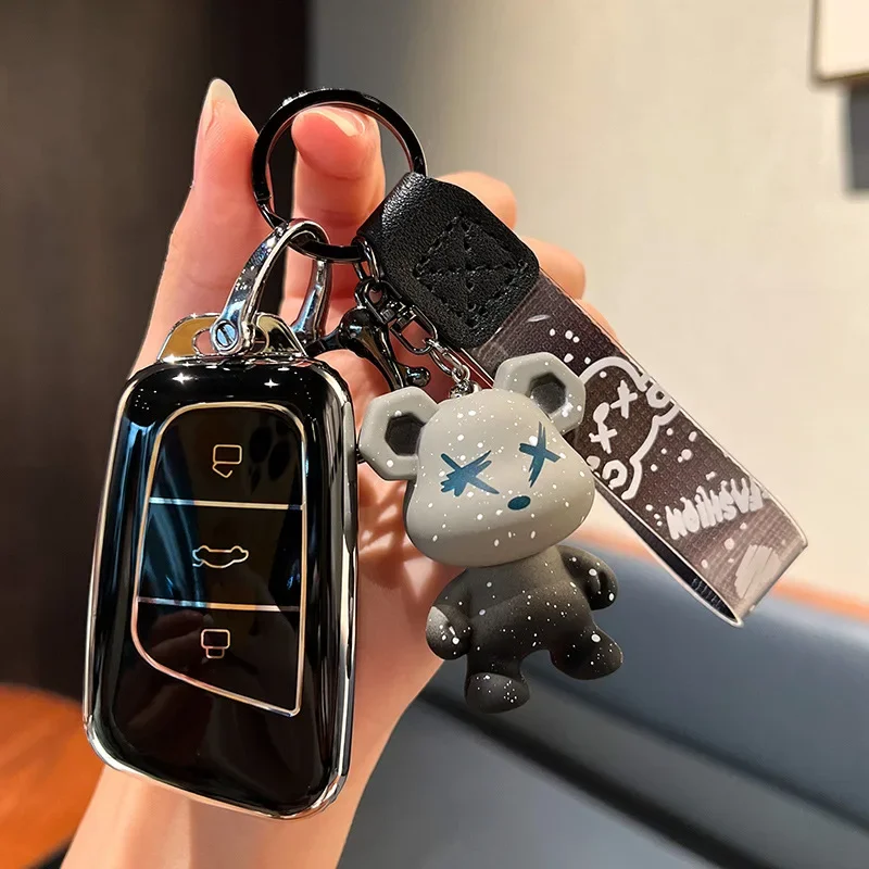 2023 модный роскошный ТПУ чехол для автомобильного ключа с дистанционным