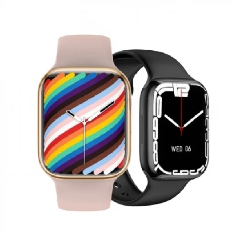 

Multi-color Watch 8 Series T500 Smartwatch Bluetooth Talk Music Player Supports waterproof LED touch screen SMS function Watch