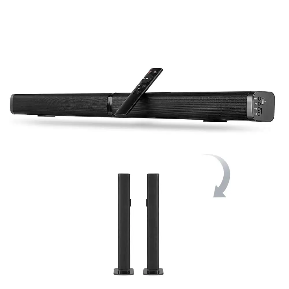 Detachable Ultra-slim TV soundbar with 180W maximum output power TV Sound bars