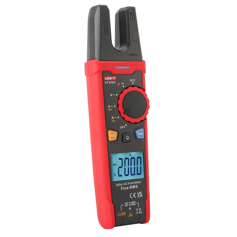 UNI-T UT256A Цифровой вилочный измеритель переменного тока 200 А True RMS Интеллектуальная