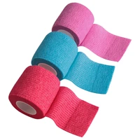 solid color sports bandage self adhesive elastic bandage sports protector knee fingers ankle palms shoulders