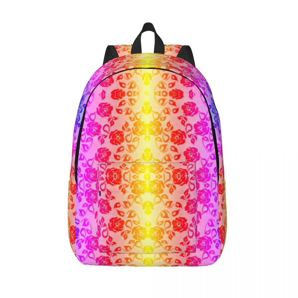 

Рюкзак с искусственными розами, с кружевом, в сетку, красочные, для мальчиков, полиэстер, туристические рюкзаки, прочные, Kawaii, школьные сумки, рюкзак