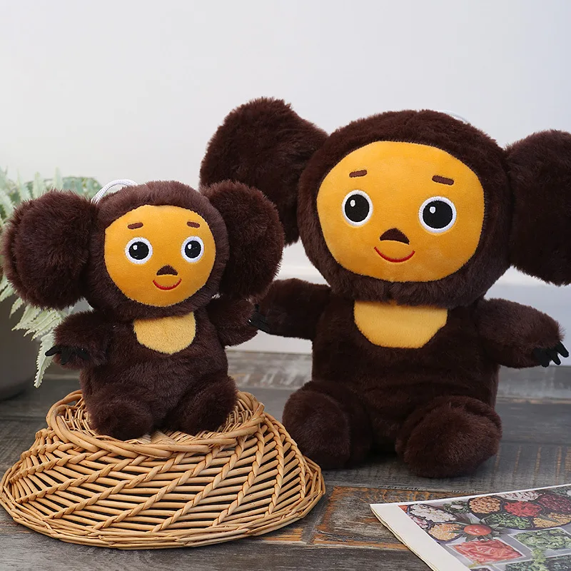 

чебурашка игрушка 2023 Russia Movie Cheburashka Monkey Plush Toy 30CM Kawaii Baby Kids Sleep Appease Doll Toys for Children Gift