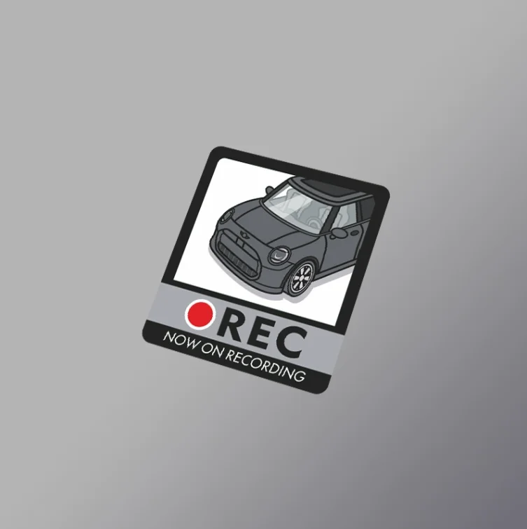 Авто-стикер REC NOW on Виниловая лента для мотоцикла фототехники грузовика авто