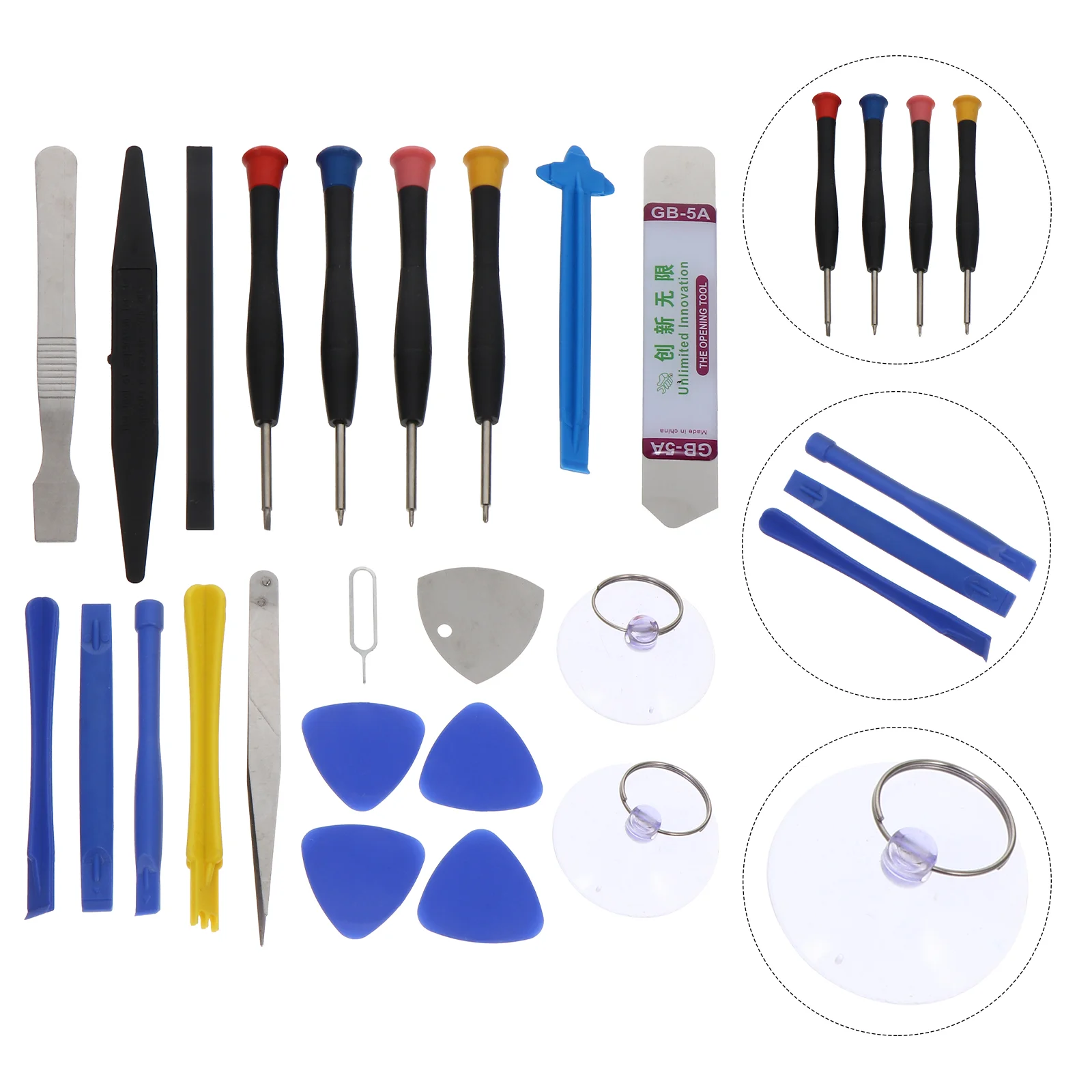 

Mobile Phone Disassembly Tool Screen Kit Opening Tablet Pry Multitool Screwdrivers Carbon Steel Repair LCD