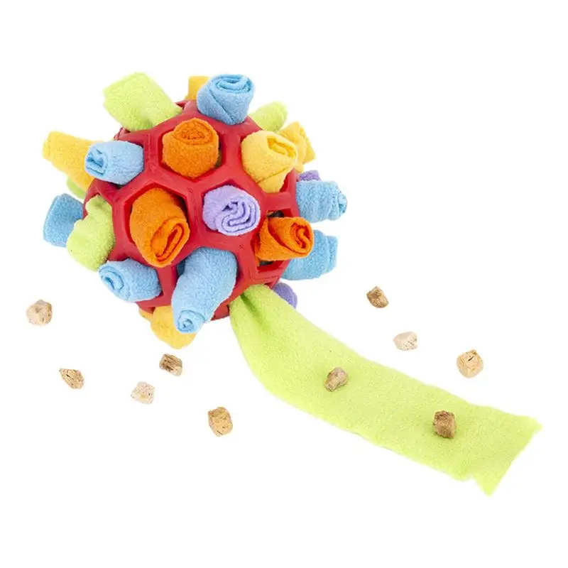 

Snuffle Ball For Dog Training Foraging Instinct Treat Dispenser Bite Resistant Puppy Playing Dog Puzzle Enrichment Toys For
