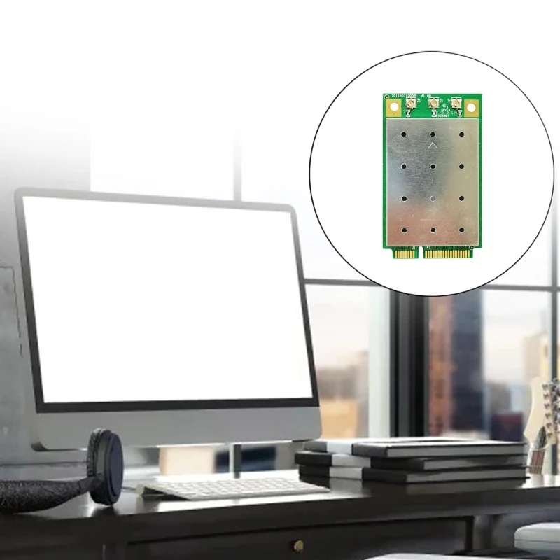 

Dua-band QCA9880 WIFI Card 1300Mbps 802.11AC 3x3MIMO Mini PCIE Network Card