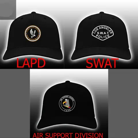 Бейсбольная кепка LAPD SWAT, черные кепки, ТВ сериал S.W.A.T. Вдохновленная футболка с изображением папы из Лос-Анджелеса