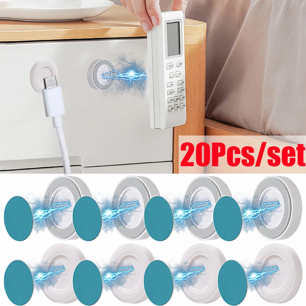 

20 шт., магнитные настенные крючки для холодильника