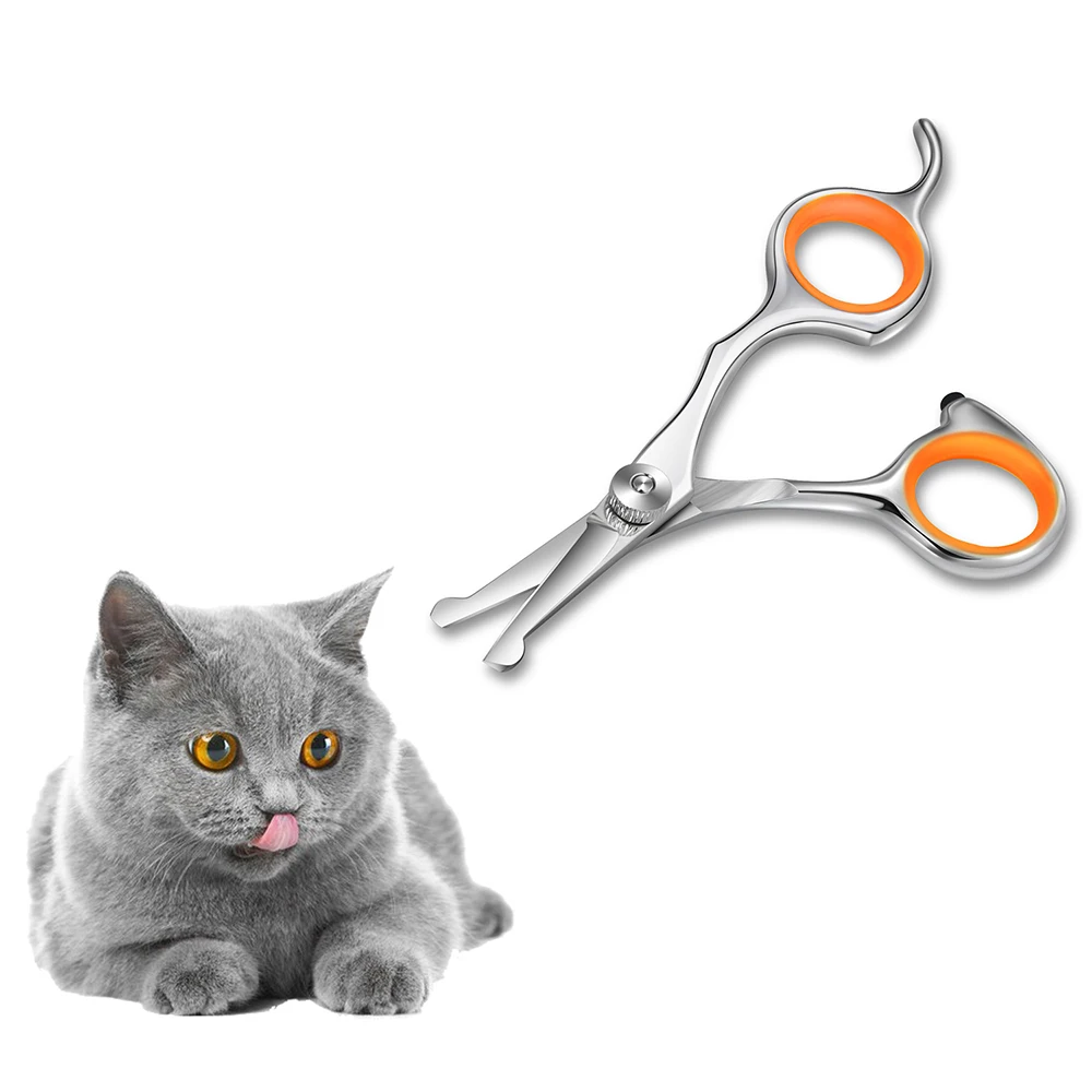 1 шт. безопасные ножницы для домашних животных из нержавеющей стали