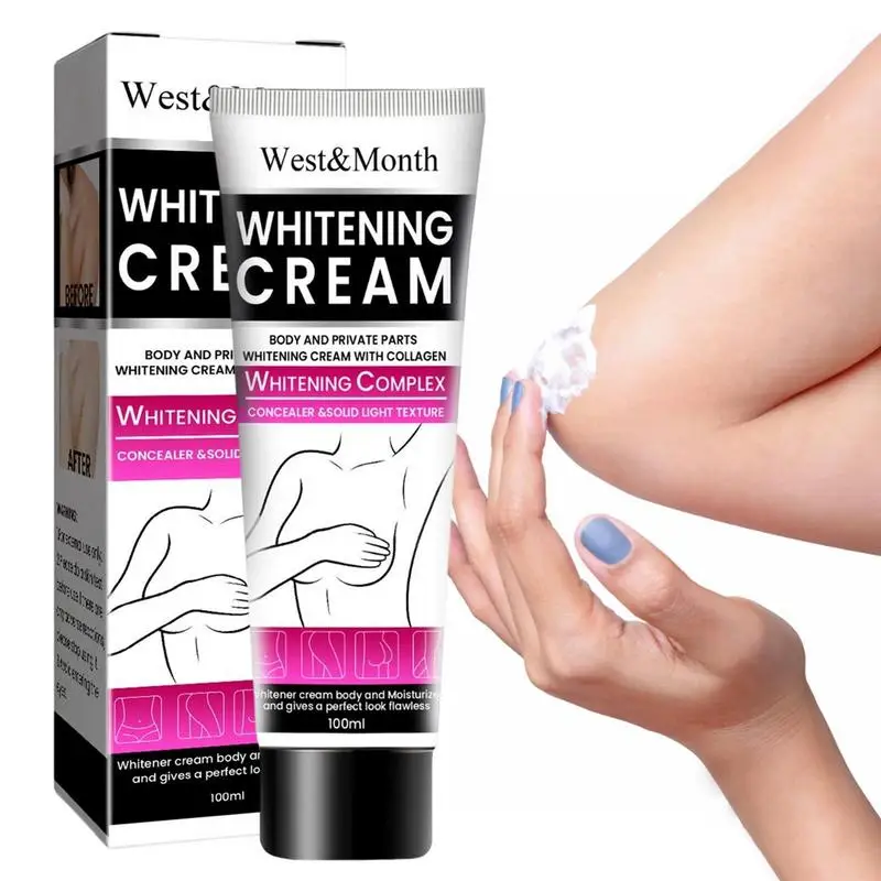 

Underarm Lightening Cream 100g Non Greasy Underarm Brightening Lotion Intimate Areas Bleaching Cream For Moisturizing Knees