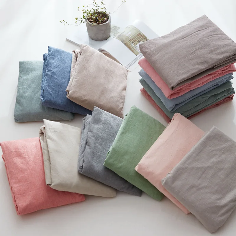 Mengjie без печати японский чистый хлопок стираный весна-лето простыня летняя