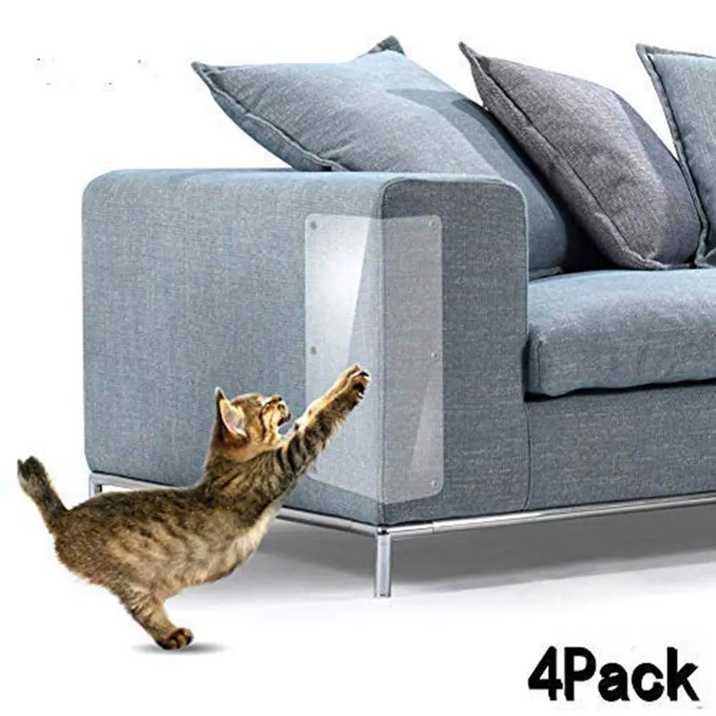 

4Pcs Household Multifunctional Furniture Protection Stickers Cat Sofa Anti-Grab Stickers Furniture Protection Stickers