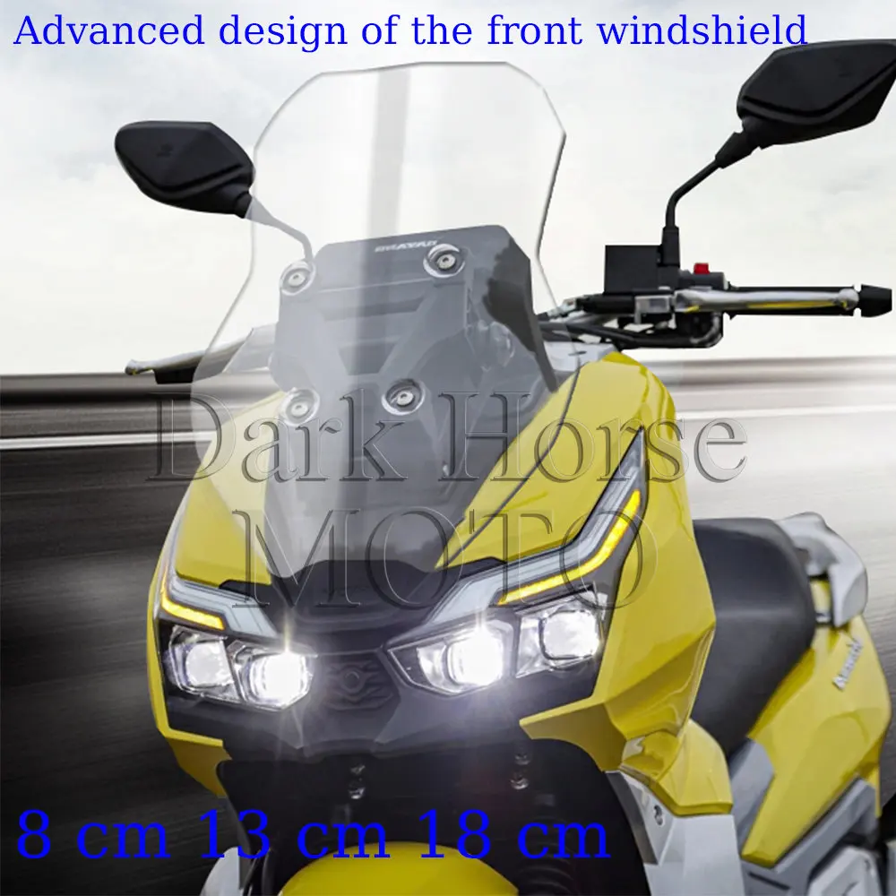 

Motorcycle Modification And Heightened Windshield Front Windshield New Style FOR Dayang ADV 150 ADV150