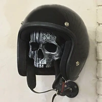 skull shape helmet stand hat holder wall mounted hook for coats hats key motorcycle helmet holder hook jacket hat rack hanger