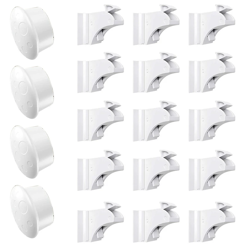 

Cabinet Locks 26 Pack, 4 Keys - Magnetic Child Safety Cabinet & Drawer Locks, Baby Proof Your Home In Seconds, Best