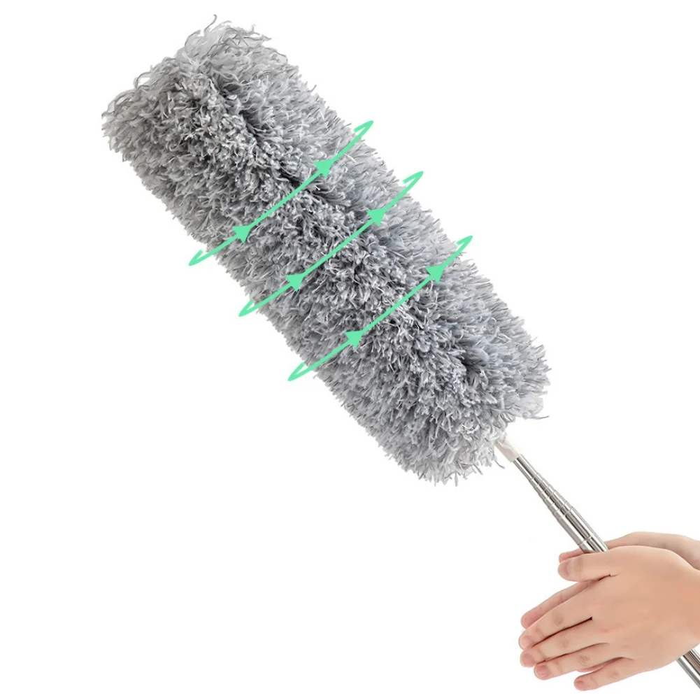 

Microfiber Feather Duster 100inch Extendable and Bendable Long Handle Dusters for Dust and Cobweb Cleaning Home Drop Ship