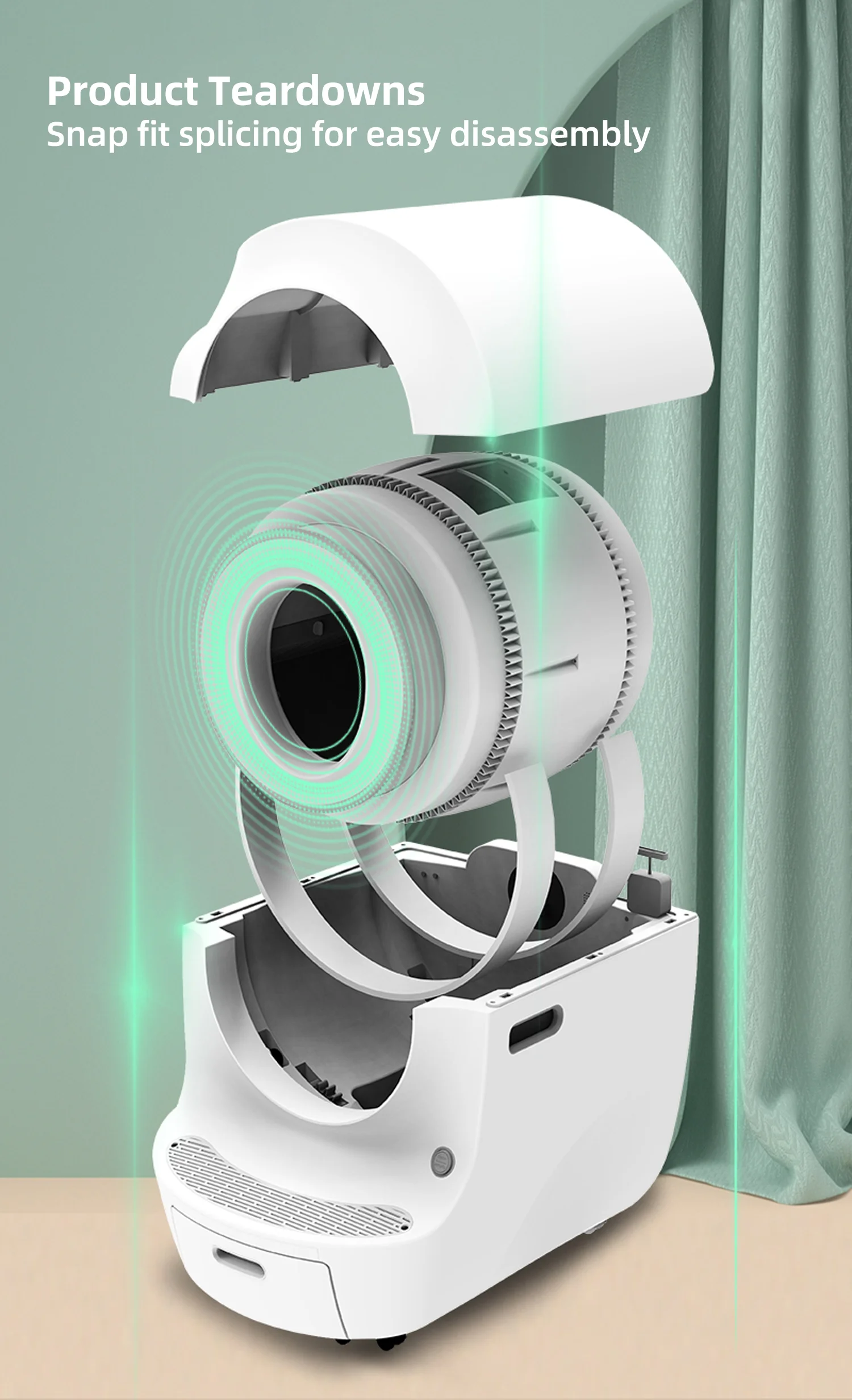 Новый дизайн очень большой кошачий туалет самоочищающийся интеллектуальный