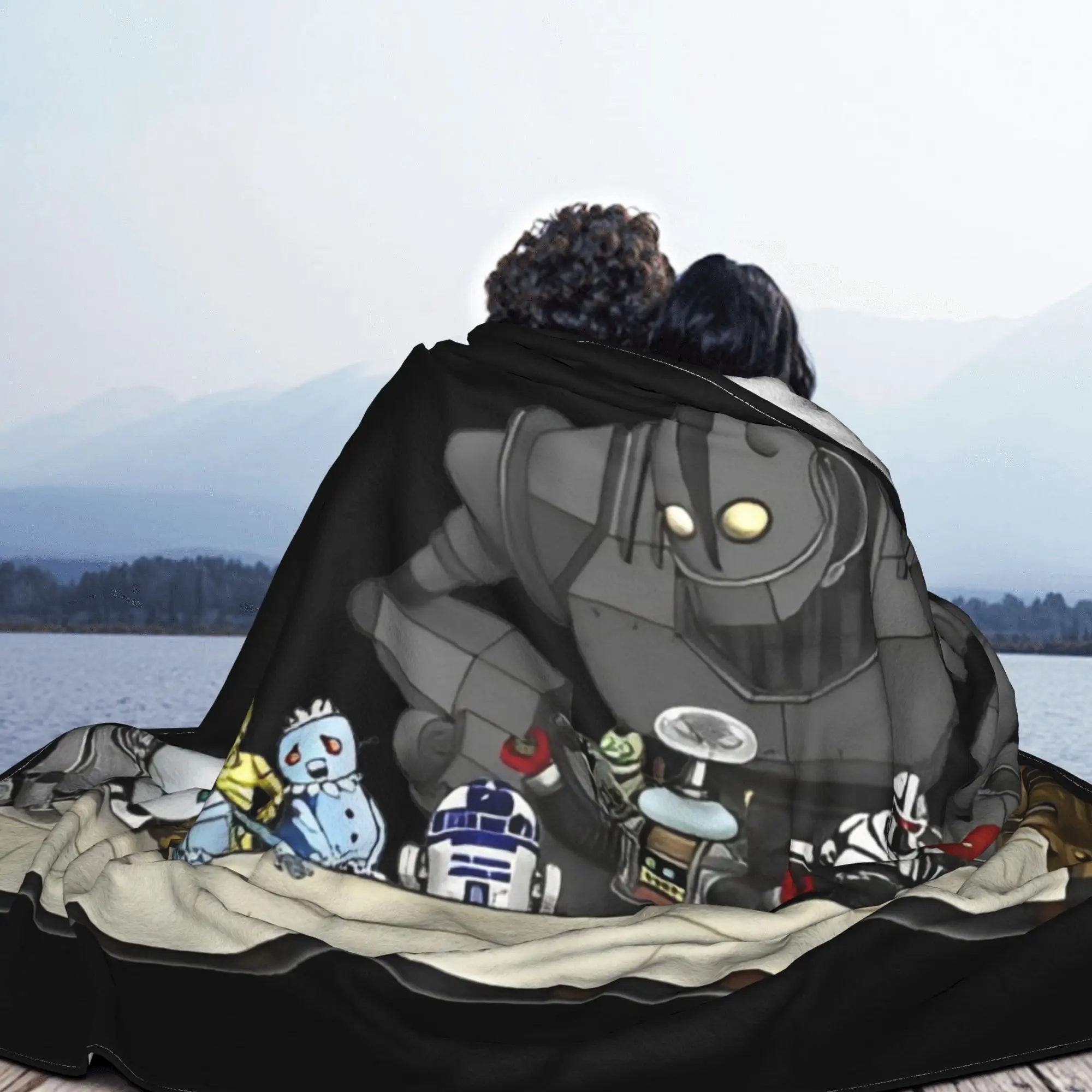 Вязаные одеяла The Last Byte Roborts плюшевое одеяло украшение для домашнего дивана