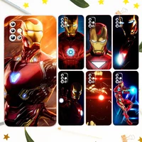 marvel super iron man for samsung galaxy a50 a30 a73 a71 a53 a52 a51 a33 a32 a22 a03 a03s a02s a31 transparent phone case