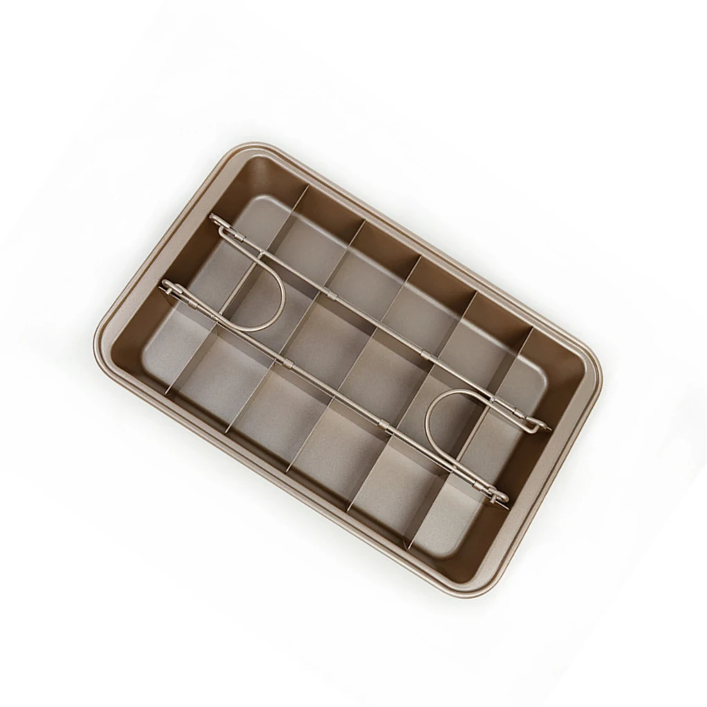 

Rectangle Cake Mold Non-stick Baking Pan Cupcakes Molds Bakeware Kitchen