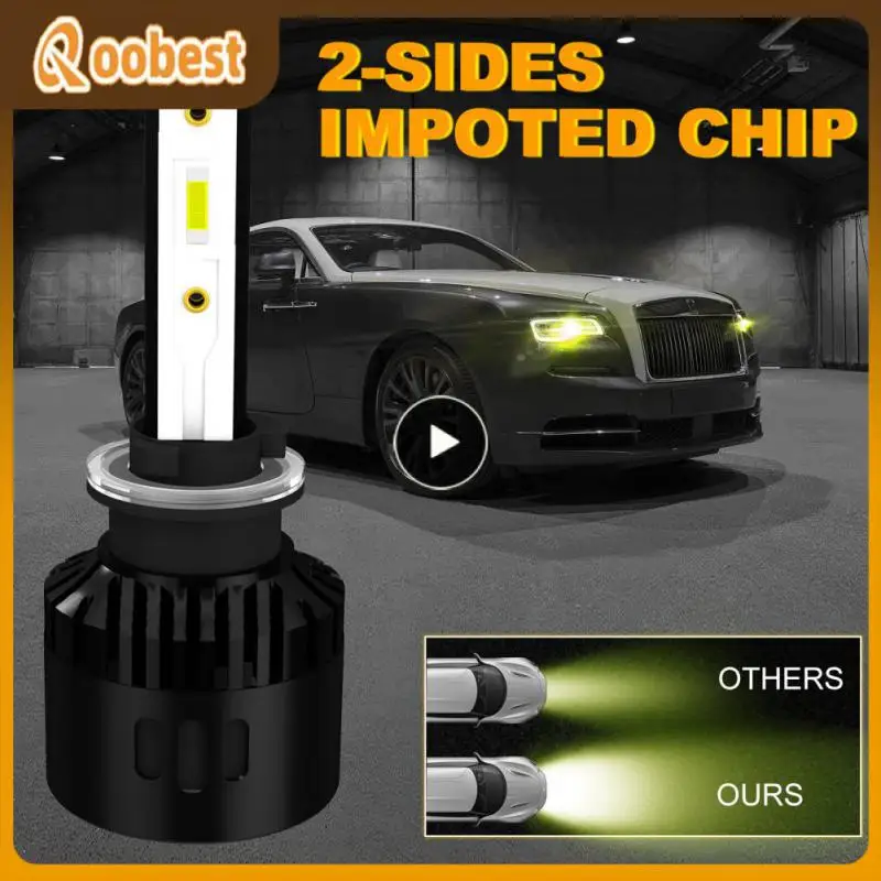 

880 Led Car Headlights Small Fast Heat Dissipation Led Headlight Bulbs Durable Universal Car Accessories 6000lm Cob Bulb P2