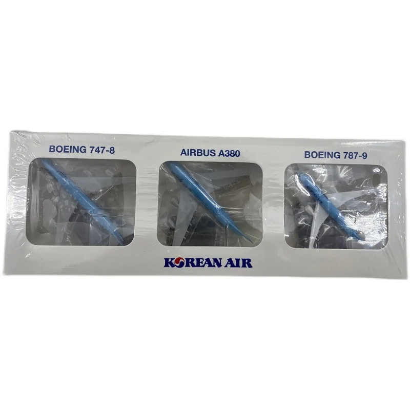 

Модель летательного аппарата в Корейском стиле, модель модели 1/1000 Air B747-8 A380 B787-9, сувенирные украшения, демонстрация, коллекционный подарок