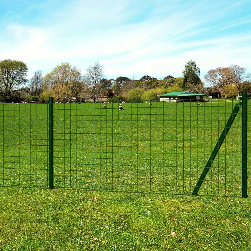 

Euro Fence, Steel Outdoor Privacy Screen, Garden Decoration Green 25x1 m