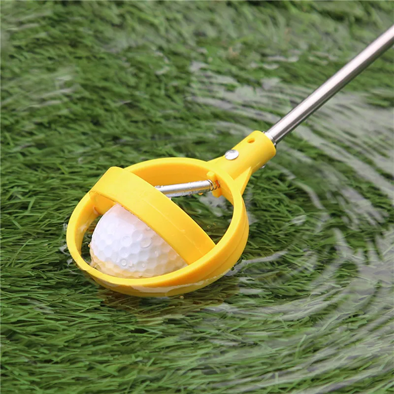 

Golf Ball Pick Up Tools Telescopic Golf Ball Retriever Retracted Golf Pick Up Automatic Locking Scoop Picker Golf Ball Catcher
