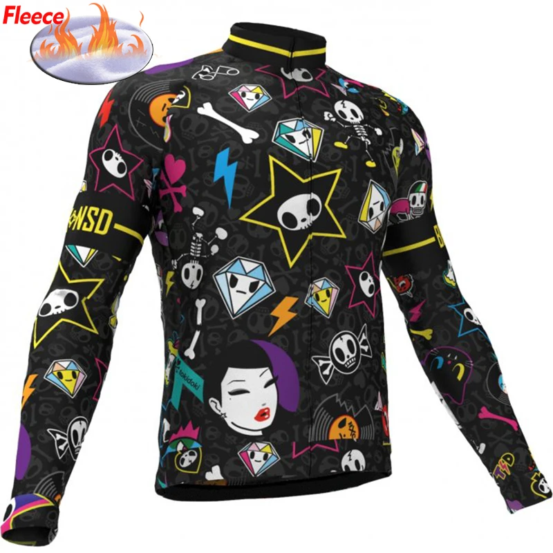 

Новая зимняя Термоодежда с длинным рукавом для езды на велосипеде