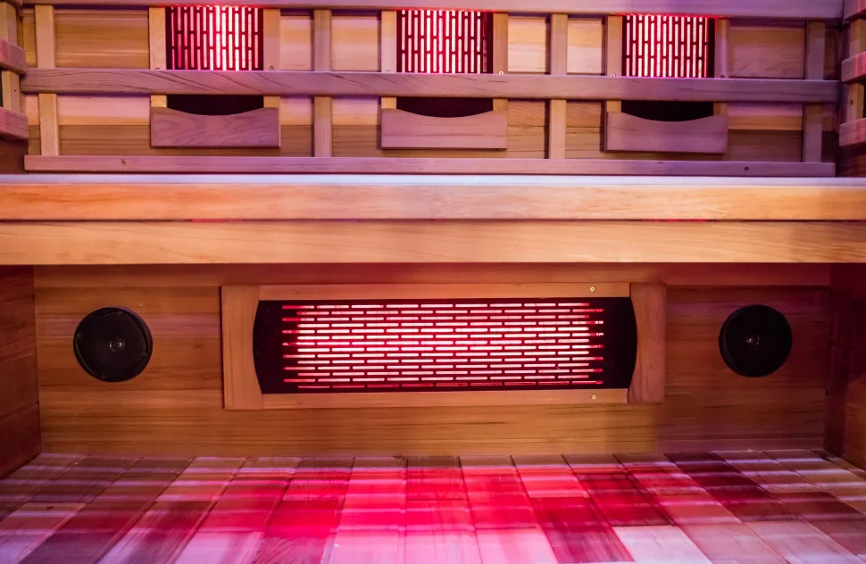 Новая новейшая инфракрасная сауна для сухой пары в помещении дома