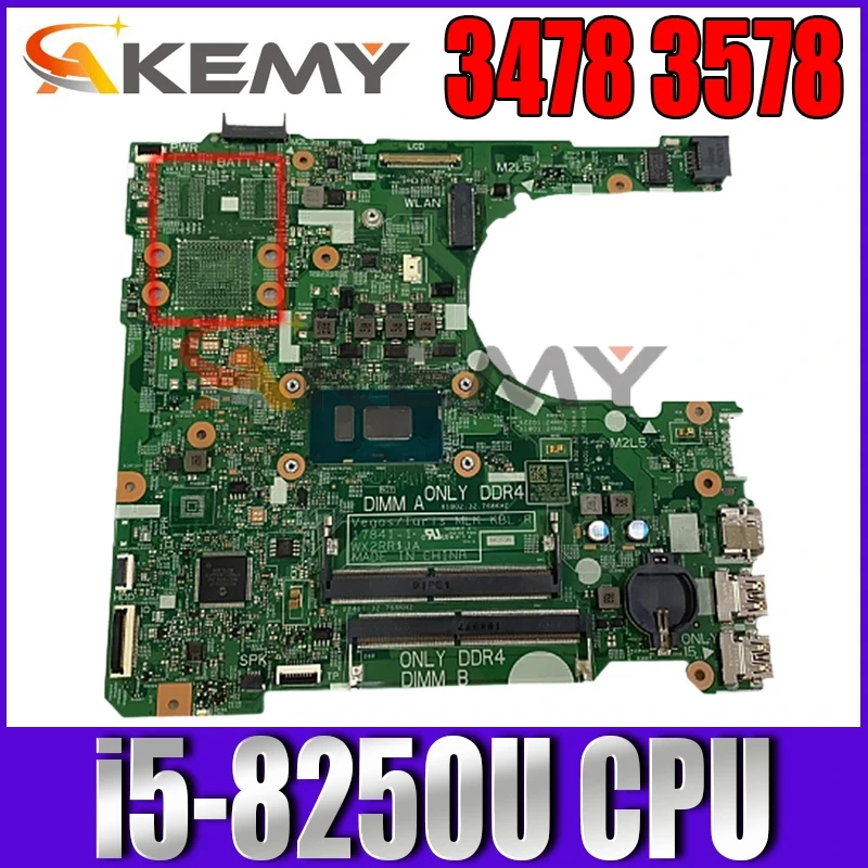 

Материнская плата для ноутбука Dell INSPIRON 100% 3478 3578 17841-1 0CWVV3