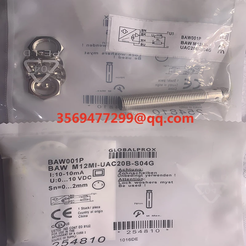 бесконтактный переключатель BAW004C BAW M12MI-UAC35C-S04G Совершенно новый датчик