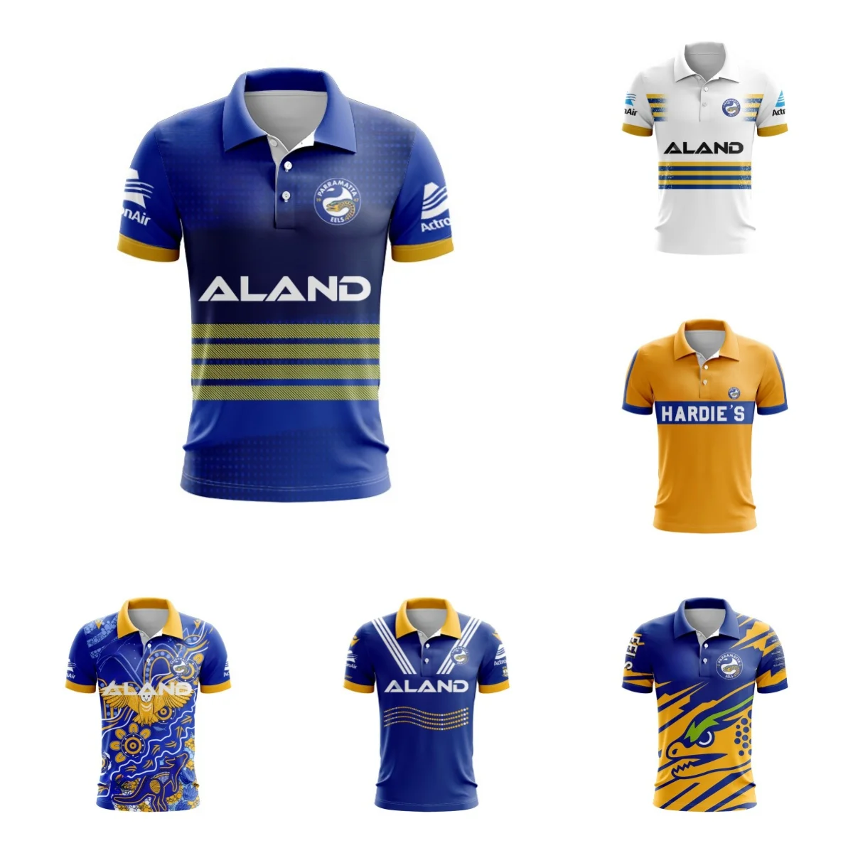 Домашняя рубашка поло Parramatta Eels 2024 г.