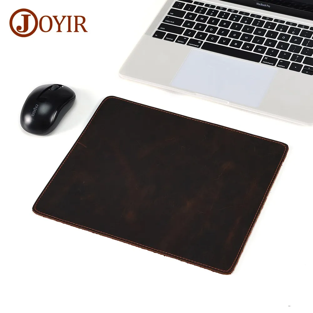 JOYIR Genuine Leather Non-Slip Mouse Pad Desk Mat for Gaming Mouse Executive Work Handmade Mouse Pad Mat 11
