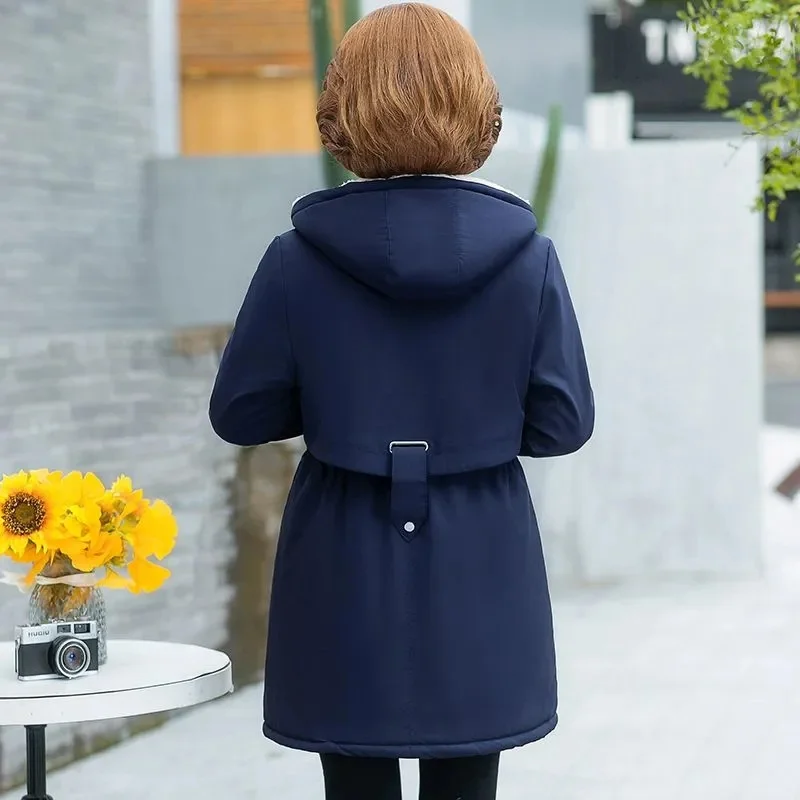 Новинка зимы бархатная куртка на хлопковой подкладке пальто для мам среднего и