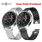 Ремешок из нержавеющей стали для Samsung Galaxy Watch 46 мм S3, браслет для Huawei Watch gt2e gt3 46 мм, Galaxy Watch 3 45 мм, 22 мм