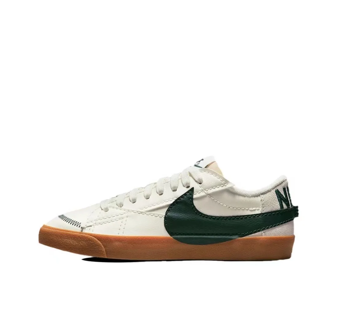 Кожаная повседневная обувь Nike Blazer Jumbo низкие туфли для доски мужская женская