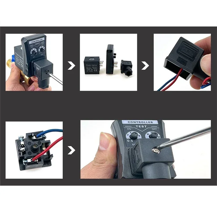 1/2 электронный сливной клапан воздушный компрессор фильтр резервуар для