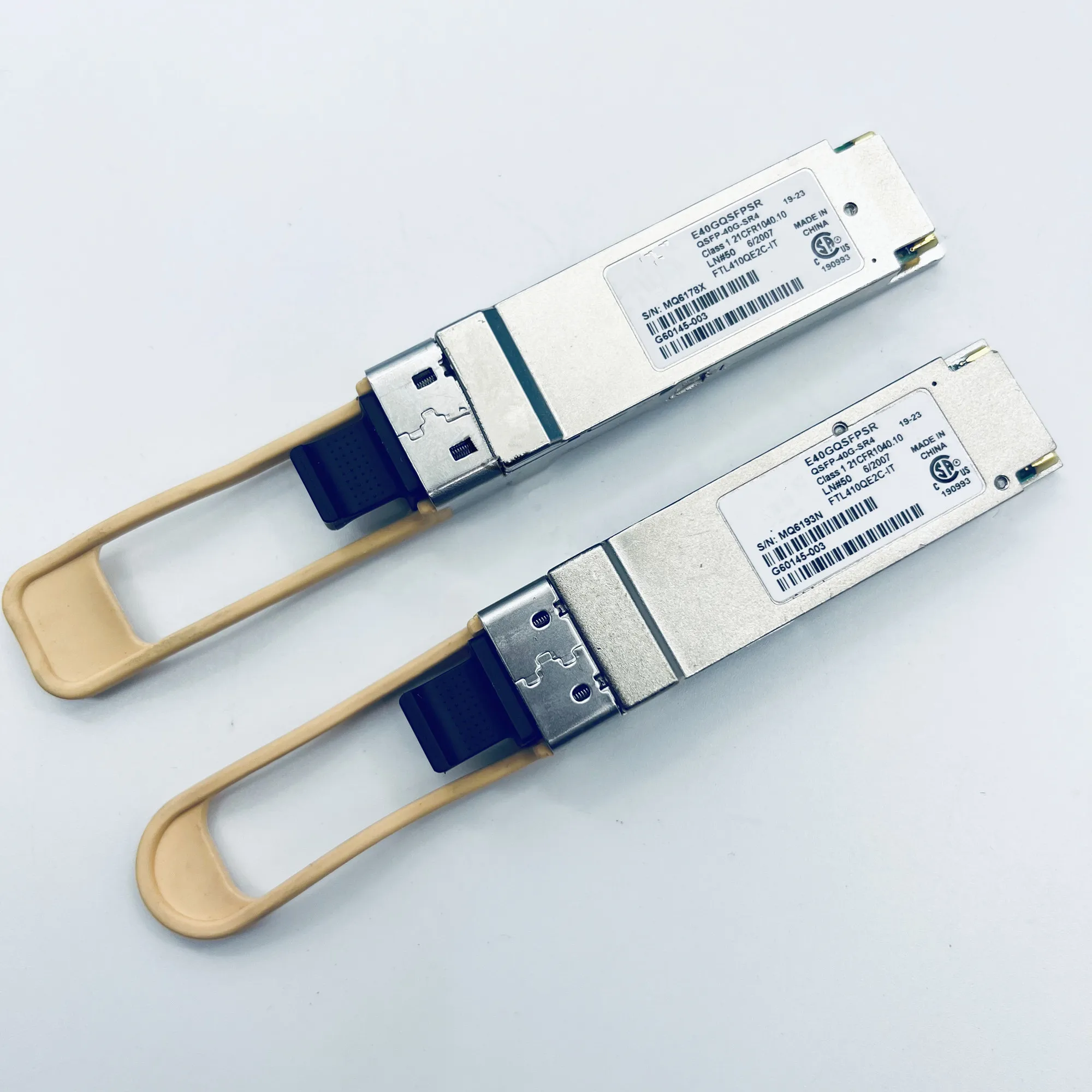 QSFP 40g E40GQSFPSR FTL410QE2C-IT QSFP-40G-SR4 I-nt-el 40G 850nm 150m MTP/MPO 40GB FiberTransceiver/QSFP Модульный