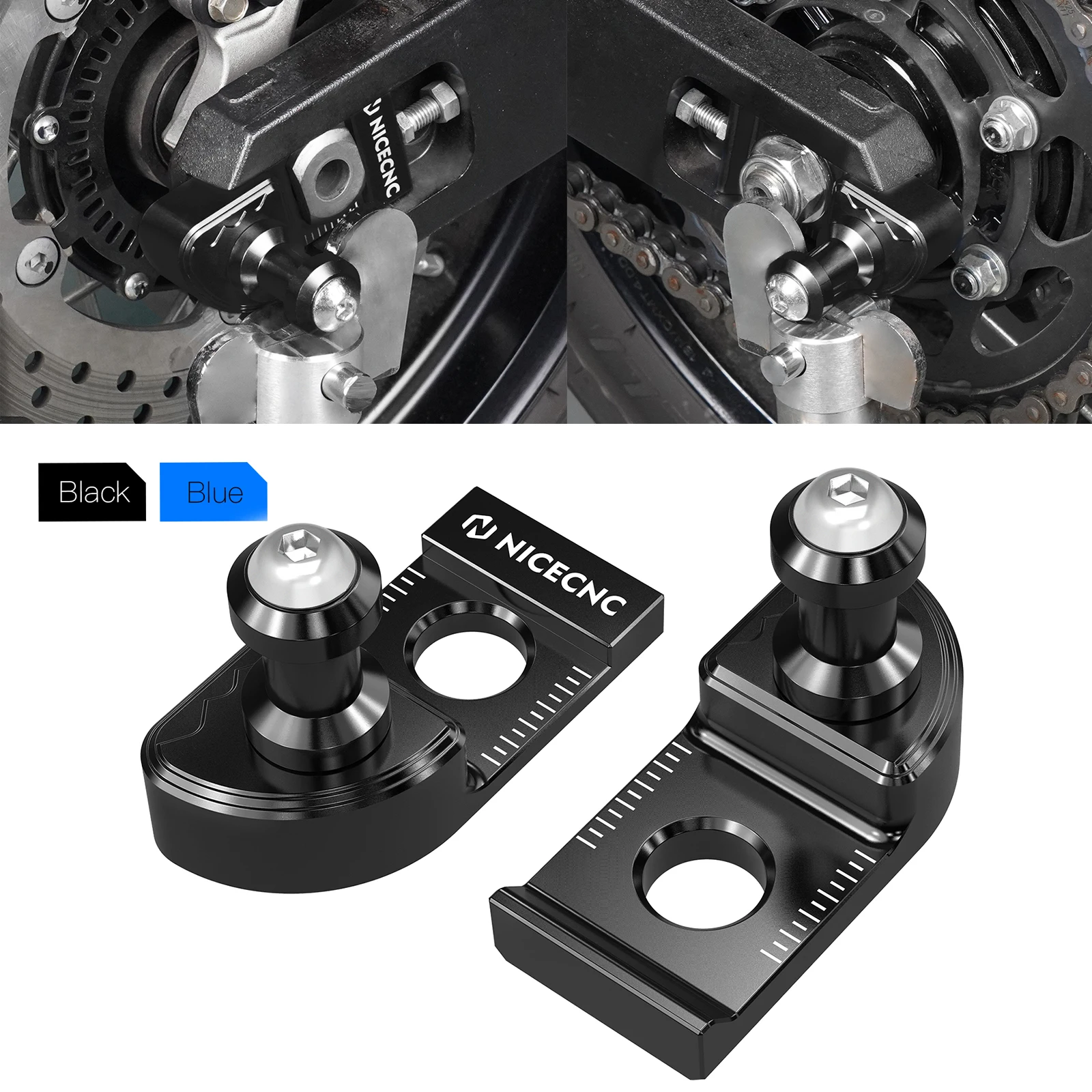 Swingarm Stand Pick Up Chain Adjuster Blocks For Yamaha Tenere 700 XTZ 700 2019-2023 XSR 900 2016-2021 Tracer 900 GT 2019-2020
