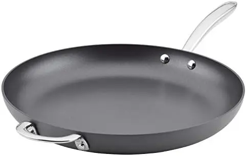 

Professional Hard Anodized Nonstick Cookware Oval Pasta Pot/Braiser, 8 Quart - Gray Plate for cooking Accesorios freidora Molde