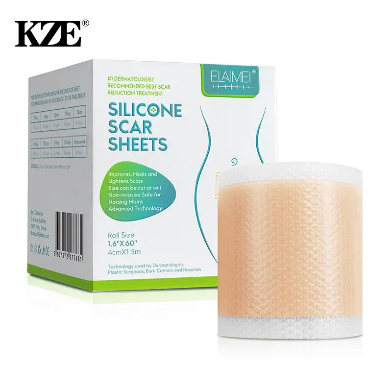 

Эффективное хирургическое удаление шрамов 4x150 см, силиконовая гелевая клейкая лента, пластырь для лечения акне, травм, ожогов, шрамов, лечен...